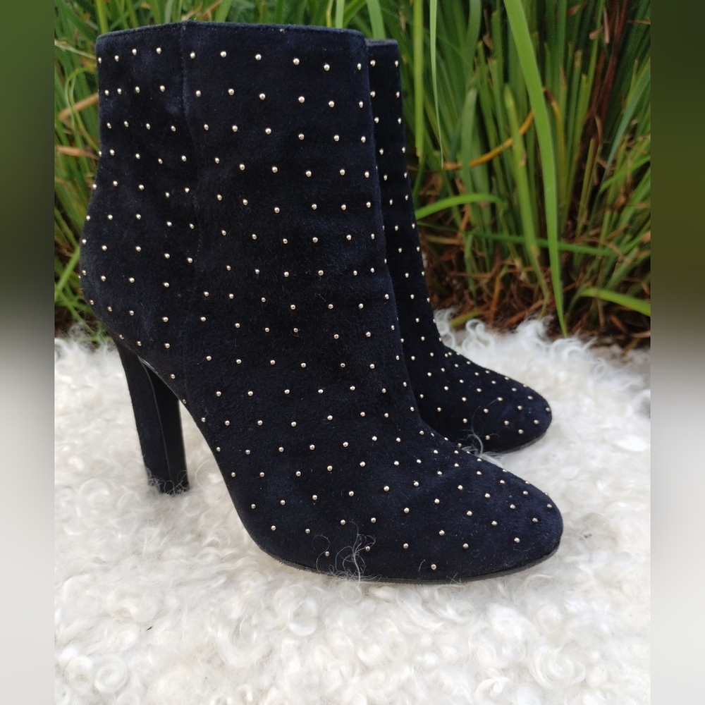 Joie Black Suede Booties 6